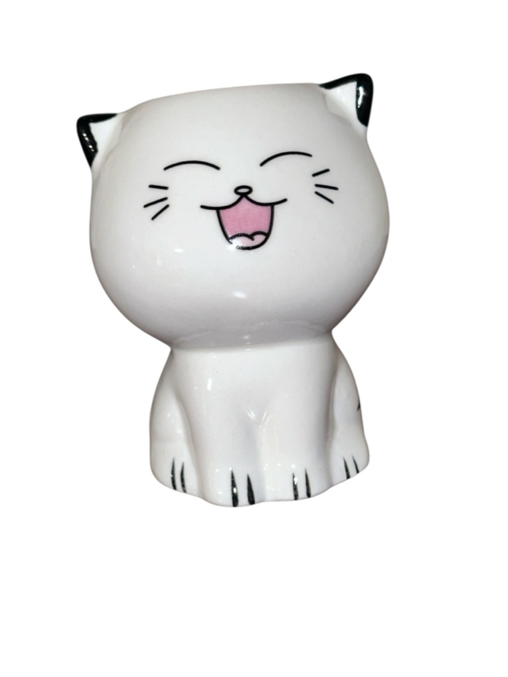 New cartoon-style cat succulent planter